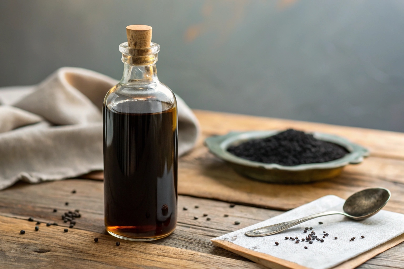 Melnās ķimenes eļļa: ieguvumi, lietošana, devas